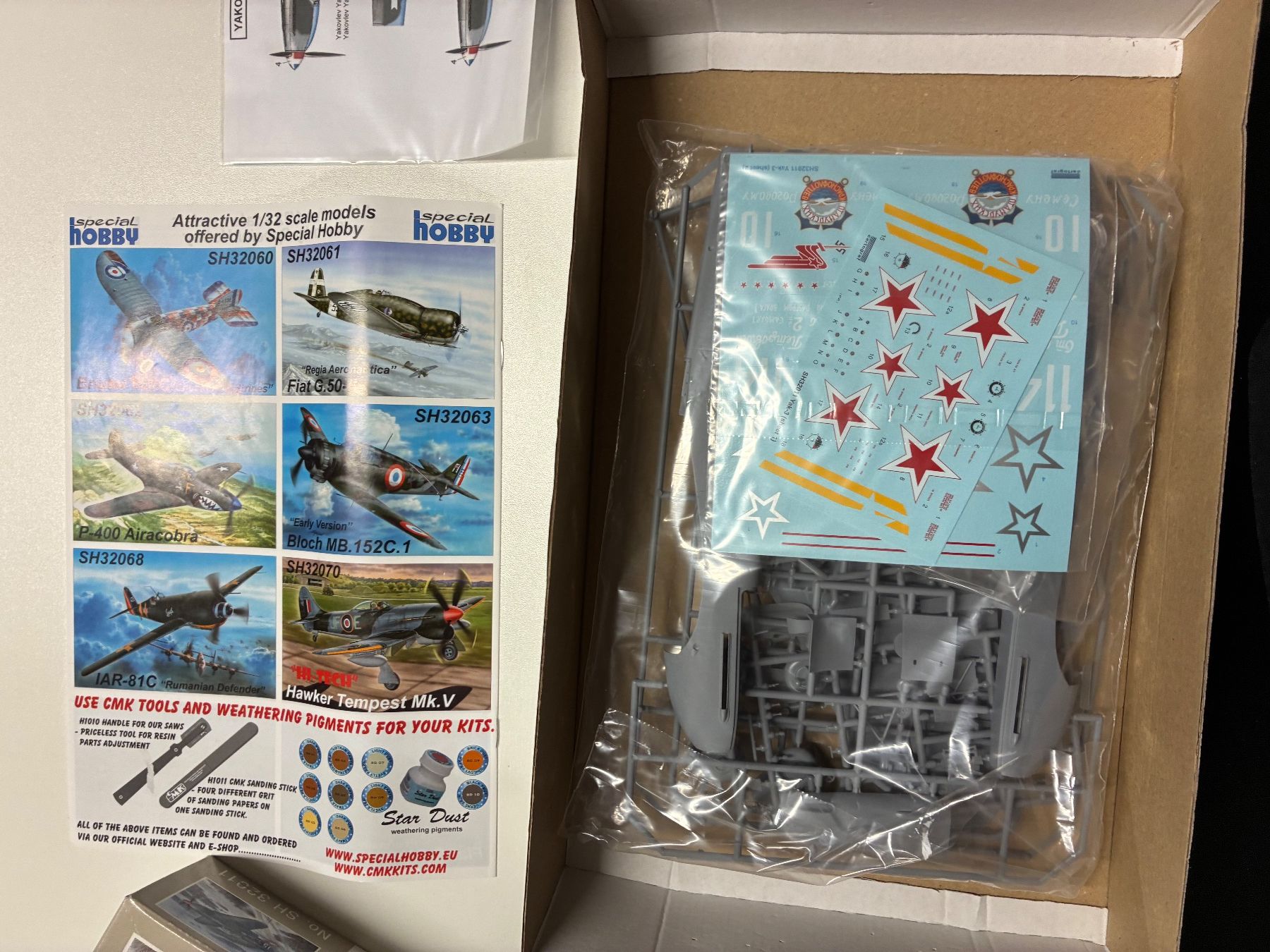 Modellbausätze & Standmodelle: Special Hobby 1:32 Yakovlev Yak-3 mit Berna Decals – Neu und originalverpackt aus Rapperswil BE von Silverwings 1