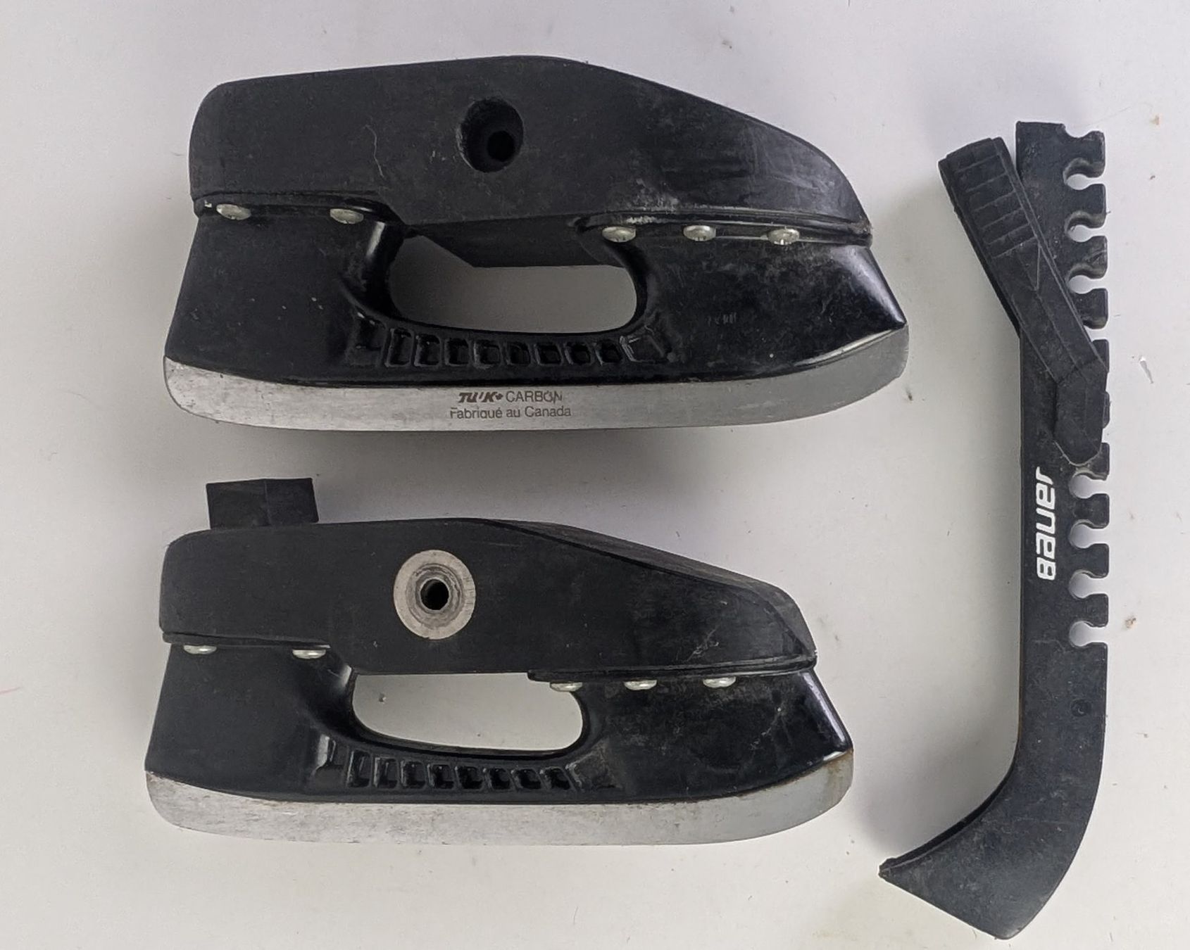 Bauer Pattini da ghiaccio: Bauer Tuuk Carbon Schlittschuh Kufen – Usato da Zürich venduto da axolottchen 7