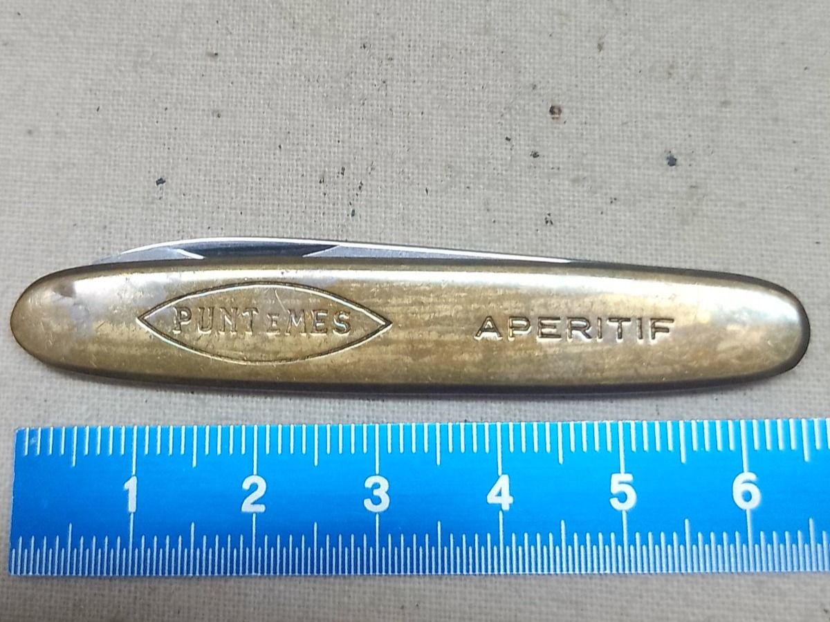 Taschenmesser: Messer - "Vermout Carpano" - "Pount e Mes - Aperitivo" – Gebraucht aus Sorengo von 74in