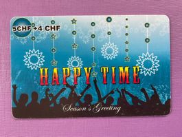 Prepaid Telefonkarte. Happy Time