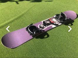 Snowboard Atomic with bindings. Top Zustand