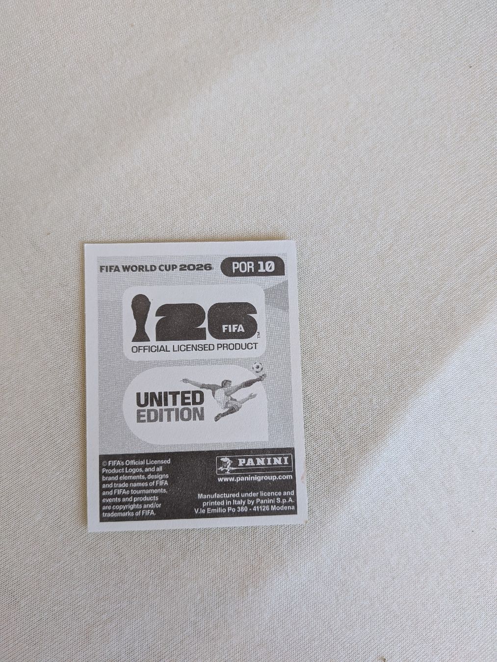 Panini Carte collezionabili: Panini Bild POR 10 – Nuovo (secondo la descrizione) da Eschenbach SG venduto da SanFranciscoCalifornia 1