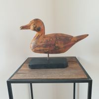 🐸 SCHÖNE SKULPTUR / FIGUR ENTE