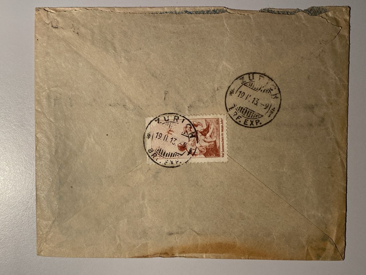 Tutti i francobolli: Schweiz 1913, Vorläufer, gest. Zürich/ Muri – Usato da Küssnacht a. Rigi venduto da Unique-Valuable