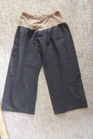 3/4 Hose mit breiten Beinabschluss NEPAL Guru Shop Gr L