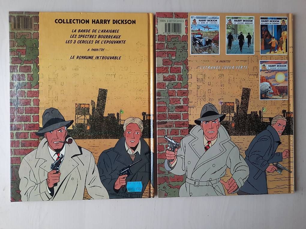 Fumetti: Harry Dickson  Pascal J. Zanon 1 à 4 Edition Dargaud – Usato da Montreux venduto da princessemalabar 4