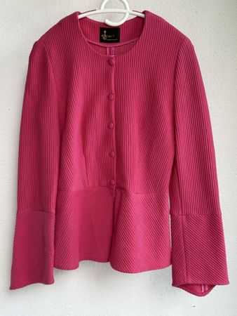 COBRA Katharina Kaesbach Blazer Gr. 40 Pink 100% Wolle