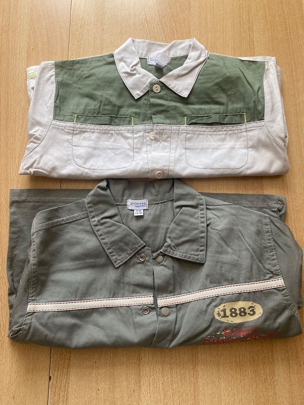 Camicie, T-shirt & Polo: 2 chemises garçon T.98 – Usato da Le Brassus venduto da lionete02