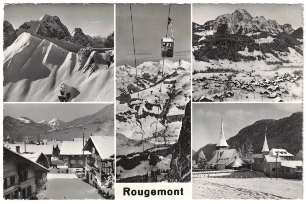 Cartoline postali: Rougemont - 5 Bild AK – Usato da Binningen venduto da Mountainrider