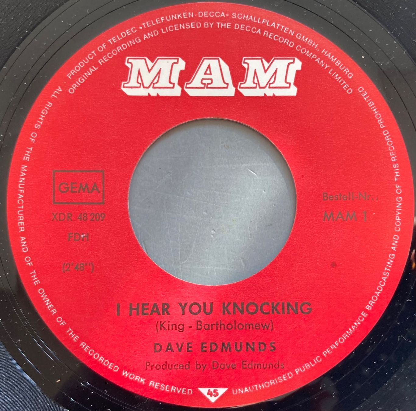 Vinyles: DAVE EDMUNDS - I HEAR YOU KNOCKING – D'occasion à Poliez-Pittet par Newtown-Records 2