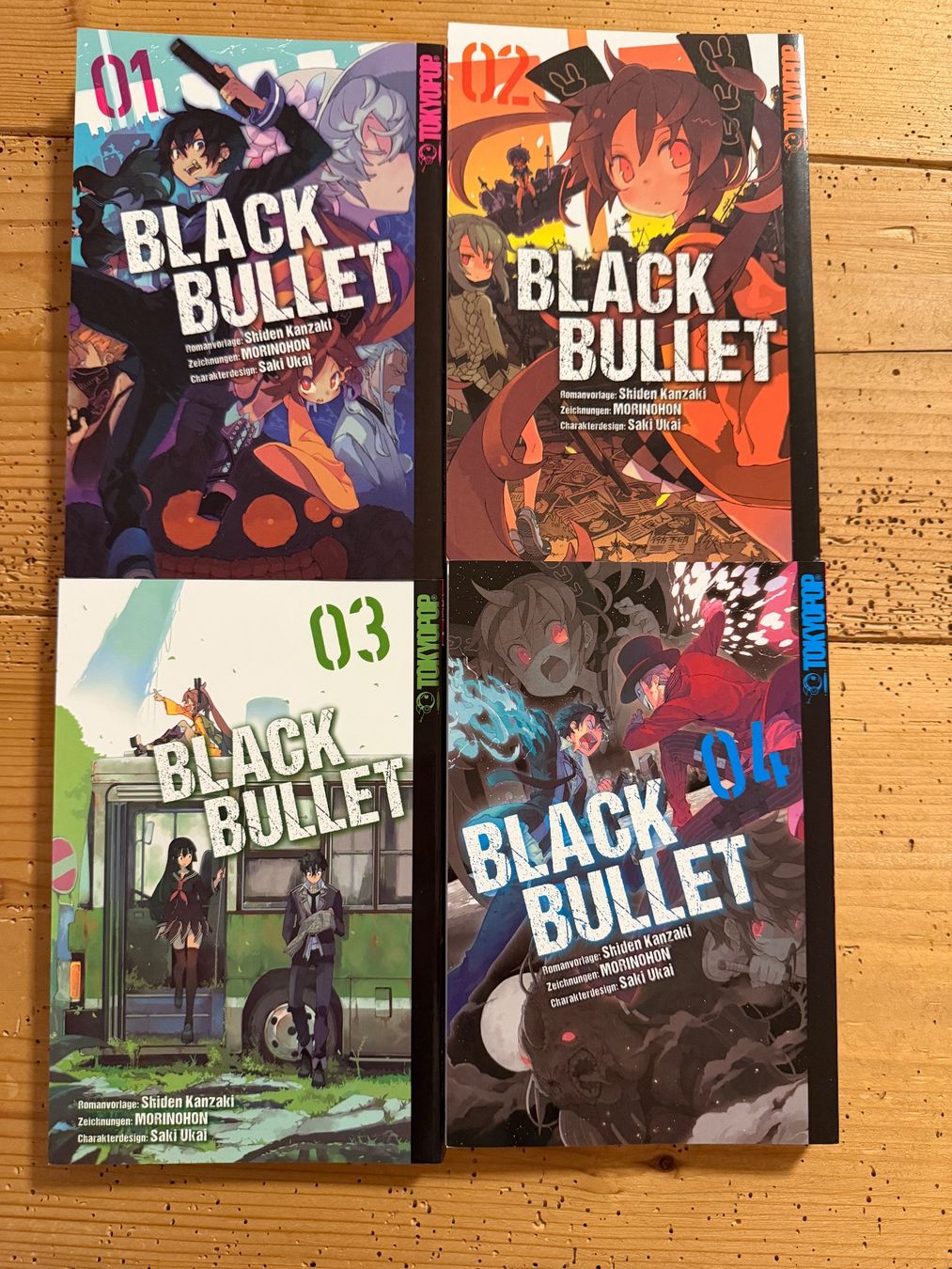 Libri: BLACK BULLET MANGA VOL. 1-4 – Usato da Davos Platz venduto da sar_6yvv