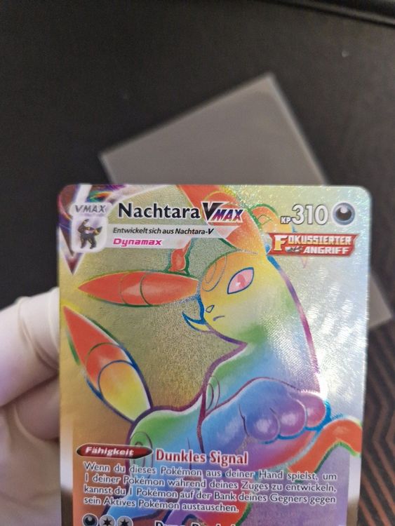 Nachtara Umbreon Vmax Rainbow Pokemon Karte Kaufen Auf Ricardo