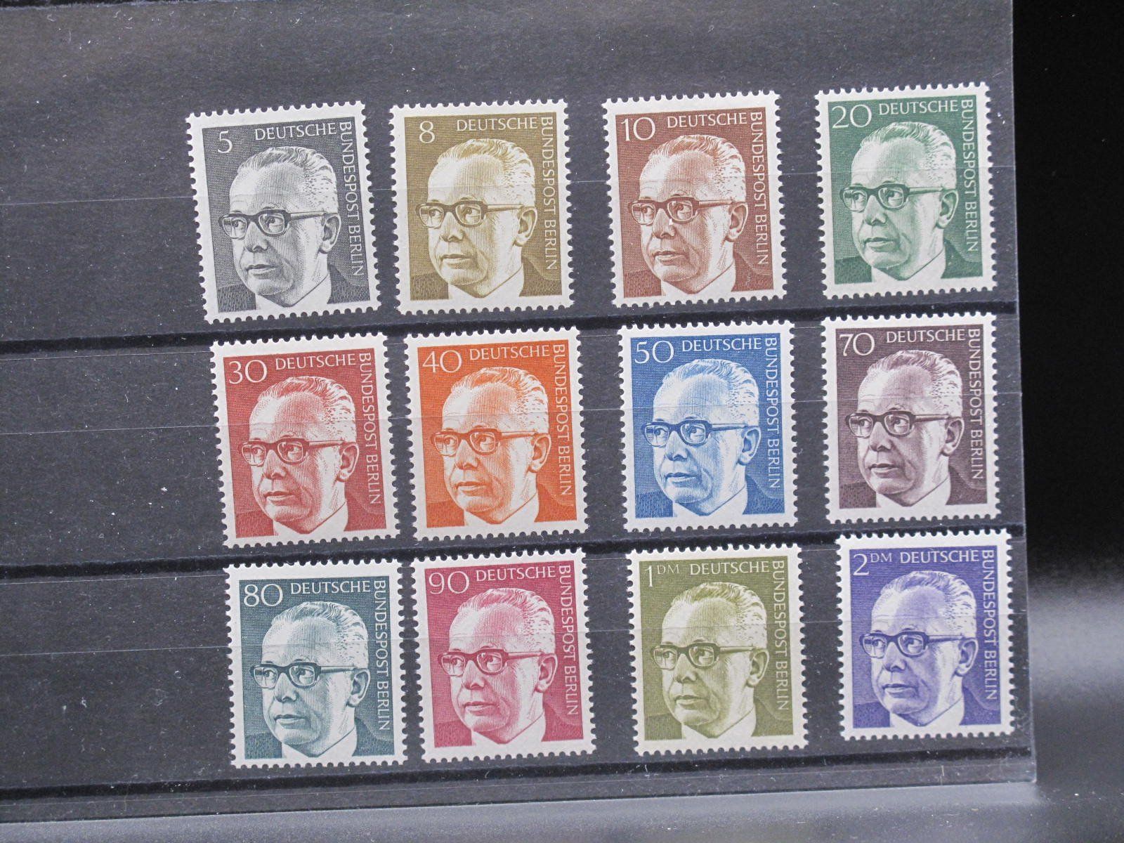 Alle Briefmarken: Berlin 1970 Bundespresident Heinemann ** – Gebraucht aus Wil SG von fva01
