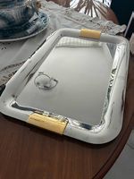 1-3 Wunderschöne Silberplatten (Inox) zu verkaufen 