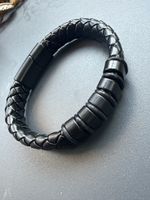 Herren Armband Schwarz Magnetverschluss Neu