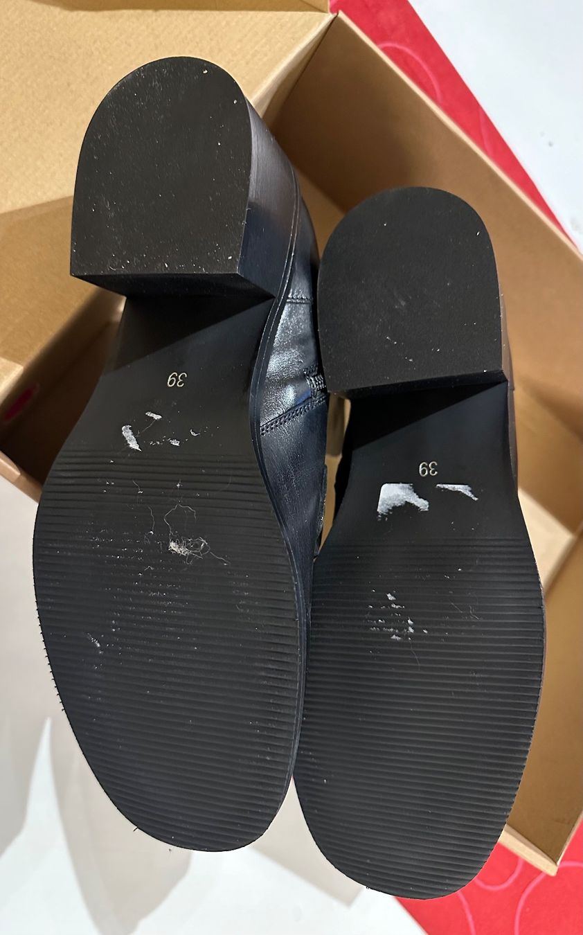 La Redoute Scarpe da donna: Bottines noires neuves en cuir p.39 – Nuovo e nell'imballaggio originale da Sion venduto da DayJenn 4