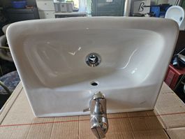 Laufen Lavabo Waschbecken, 47x36cm, inkl. Mischer, Top Zusta