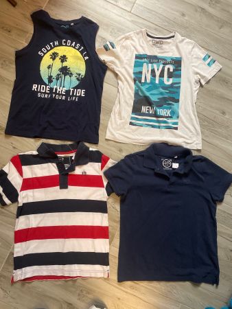 4 coole C&A T-Shirts/Polo Gr.146/152👦🏻