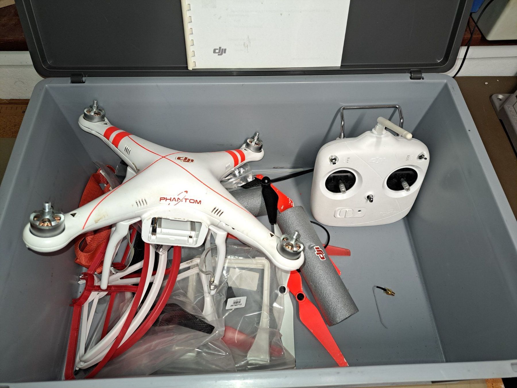 DJI Modellismo RC: Alte DJI Drohne von Phantom1-3 mit Koffer – Difettoso da Domat-Ems venduto da Oiteli68 6