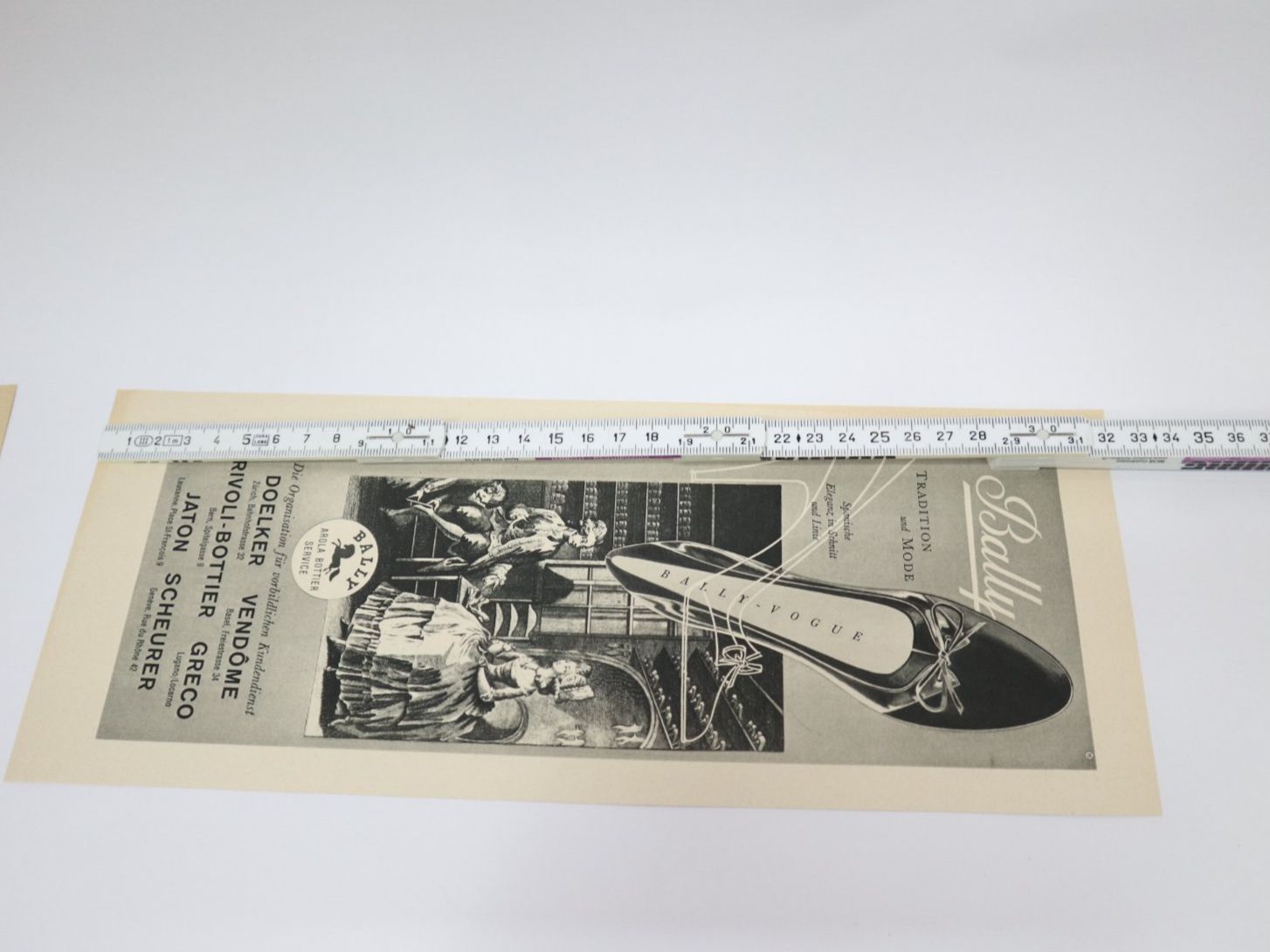 Foto & Immagini: 1950 Orig. Werbung Bally Schuhe – Usato da Eschenbach SG venduto da Astalavista 2
