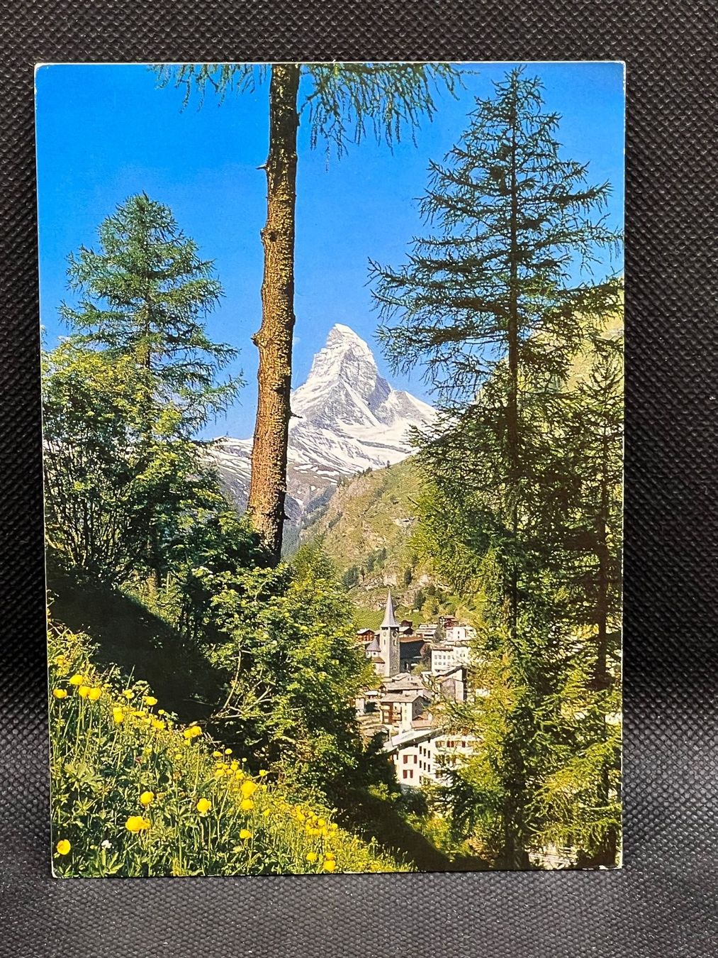 Cartoline postali: Zermatt mit Matterhorn – Usato da Widnau venduto da Brusi9