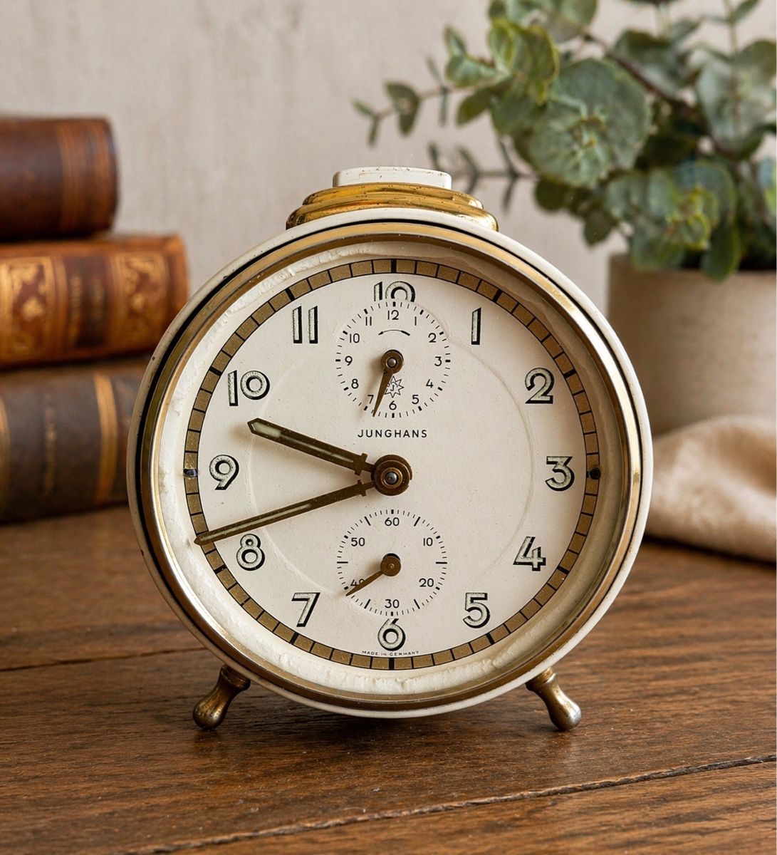 Junghans Sveglie: Junghans Vintage Wecker der 50er Jahre – Difettoso da Esslingen venduto da Sereno3
