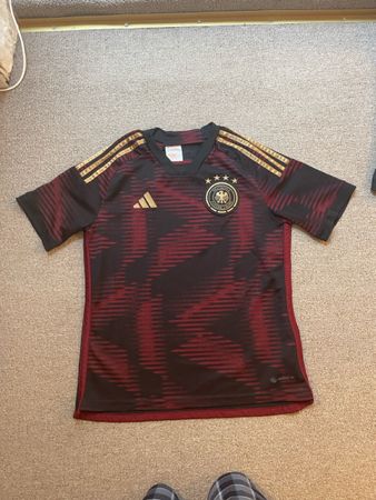Deutschland Fussball Trikot Adidas schwarz neuwertig
