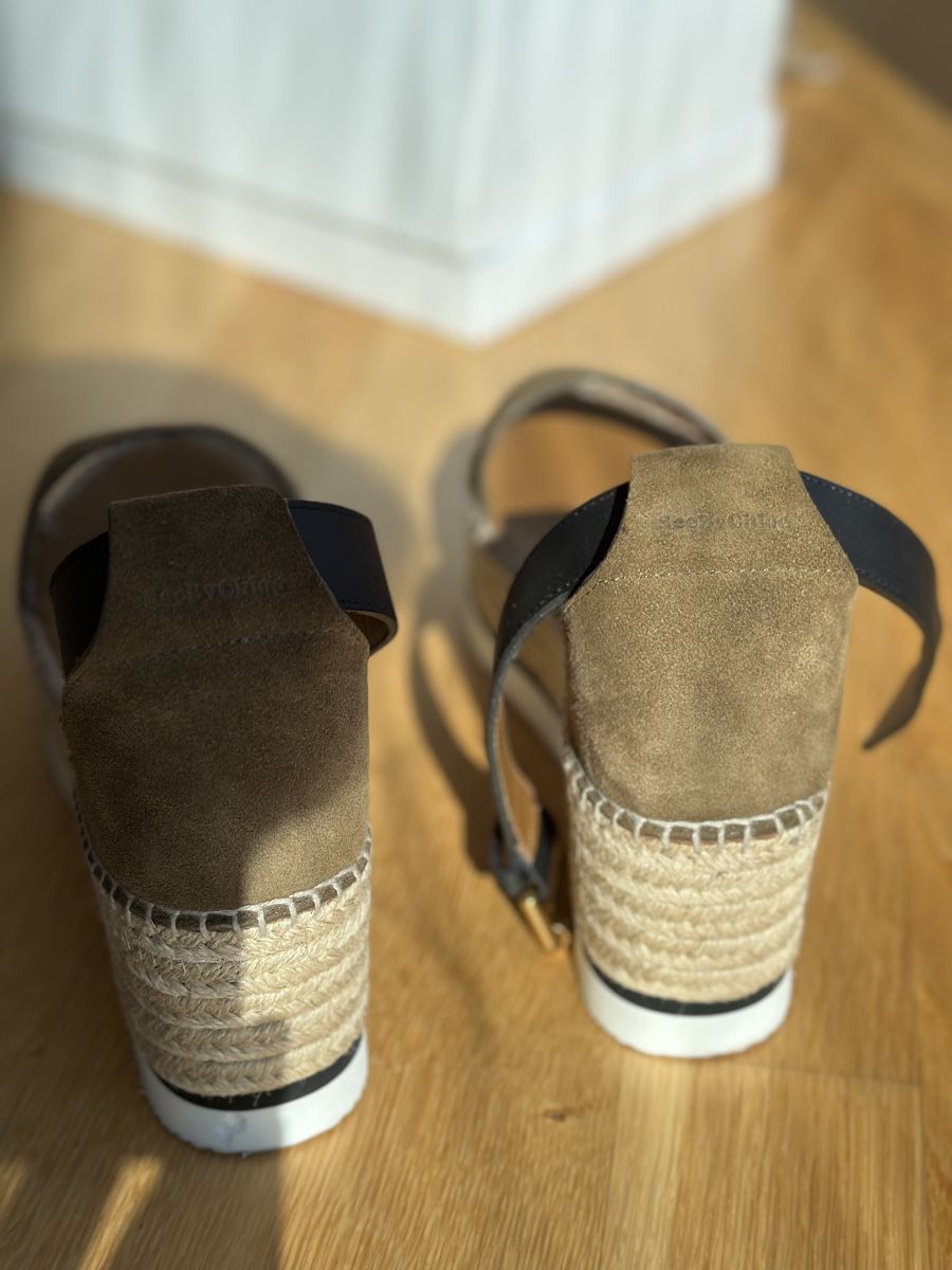 Chloé Damenschuhe: SeeByChloe Espadrilles Wedges Platform Sandals Gr. 39 – Neu (gemäss Beschreibung) aus Herrenschwanden von mclaire.morrison 4