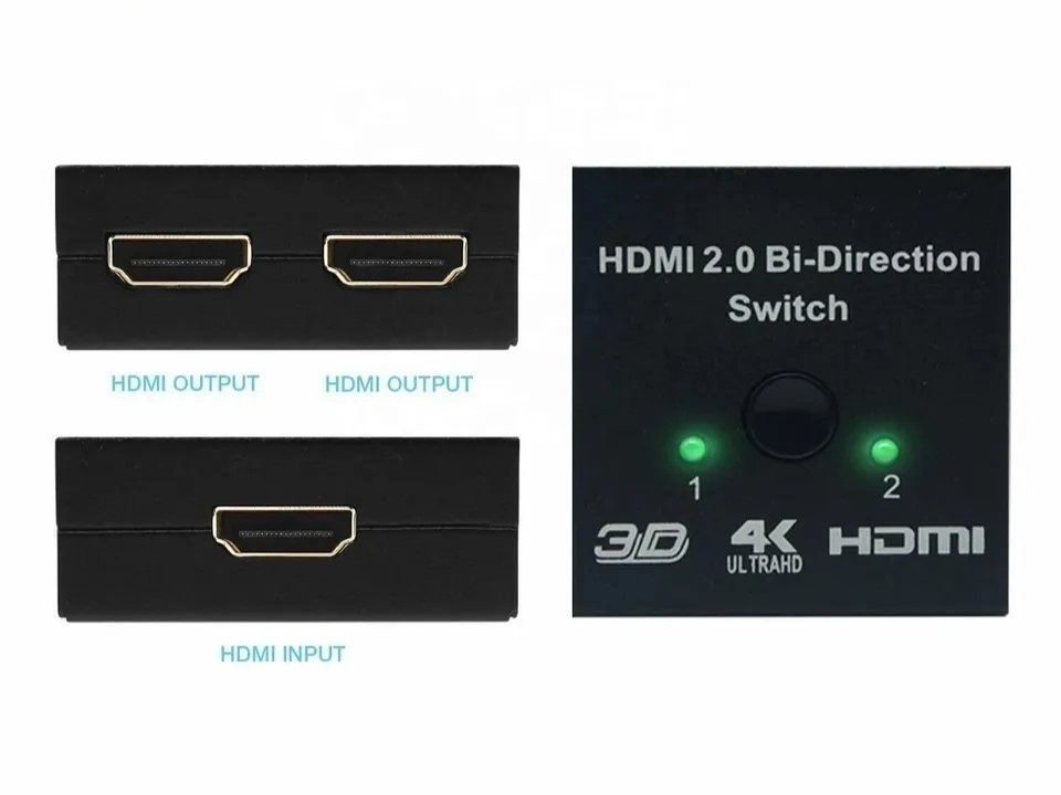 Adapter: HDMI 2.0 Switch / Digitec CHF 22.70 Umschalter bidirektional – Neu und originalverpackt aus Uster von -FPS- 5