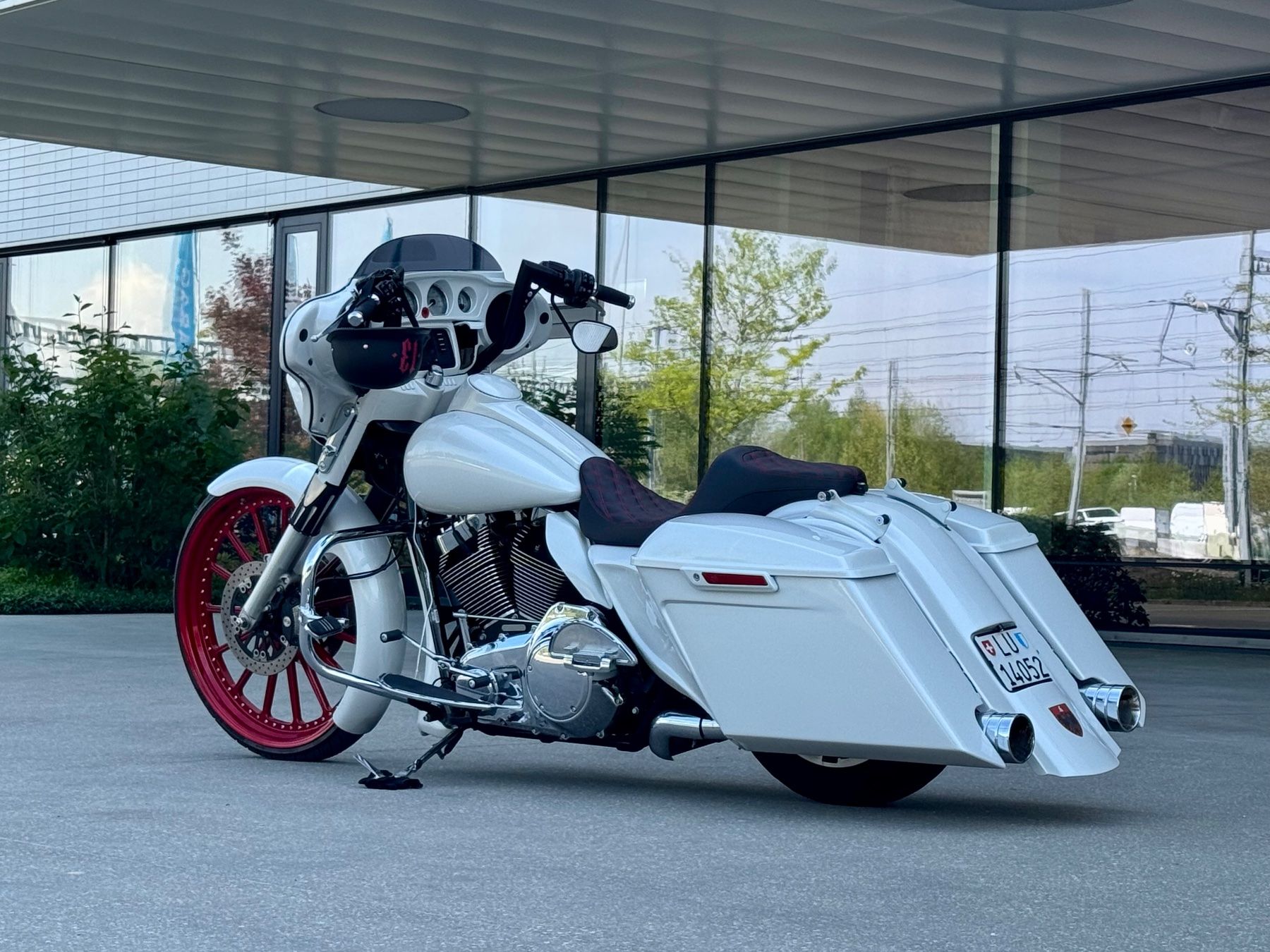 Harley-Davidson Chopper: Motorrad custom weiss neuwertig – Usato da Nebikon venduto da kau_2bfl 6