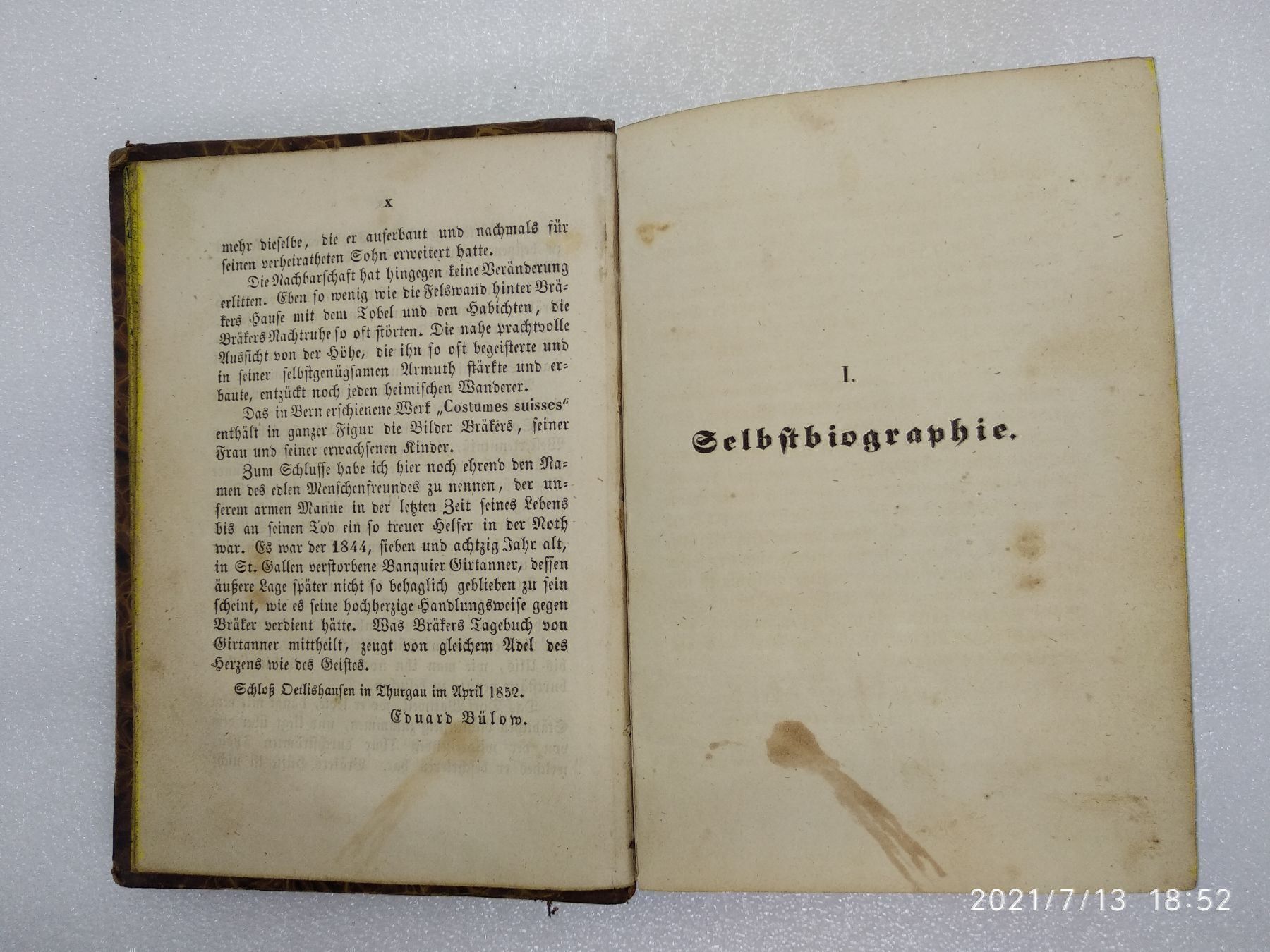 Stempel: BRÄKER - DER ARME MANN IM TOCKENBURG – Gebraucht aus Goldach von Gaip 8