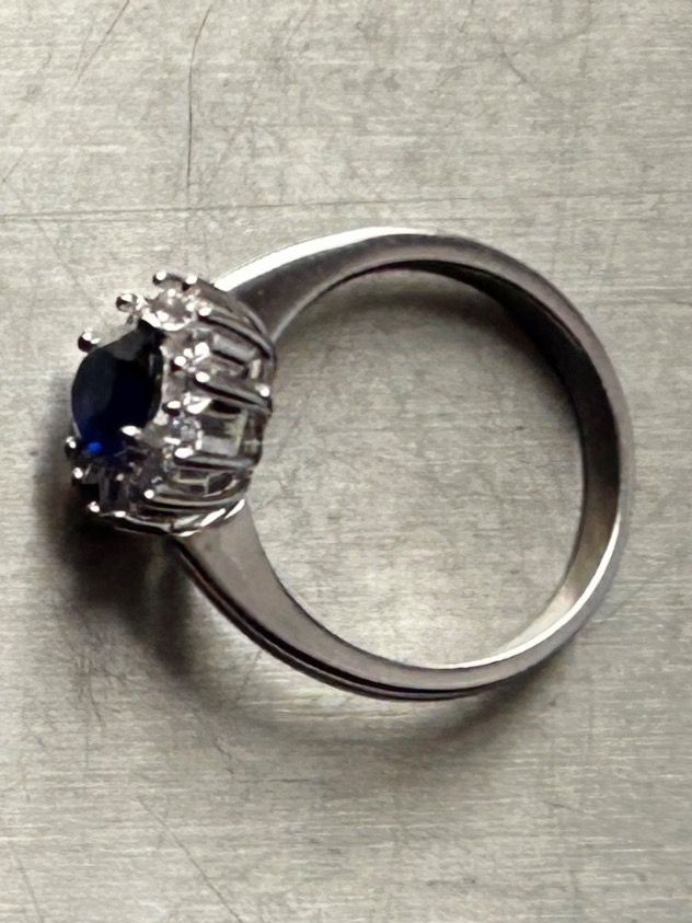 Bagues: Silberring Blue Flower festlich (55) – D'occasion à Dittingen par Bijoubelle 7