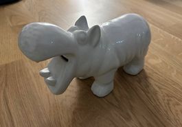 Nilpferd Sparschwein Dekoration
