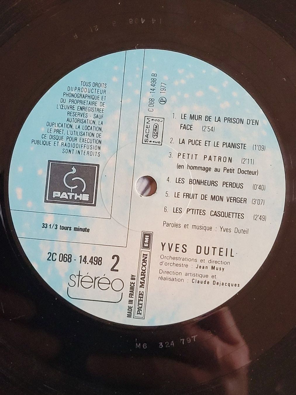 Dischi in vinile: LP YVES DUTEL - 1977 – Usato da La Chaux-de-Fonds venduto da reu_kx5l 5