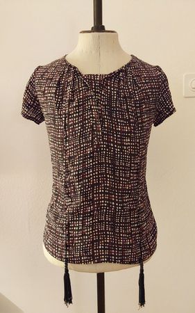 Bluse S mit Seide