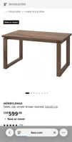 IKEA Esstisch MÖRBYLÅNGA Eichenfurnier 140x85 cm braun