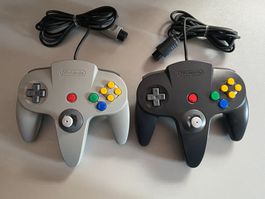 2 N64 Nintendo 64 Controllers Pad