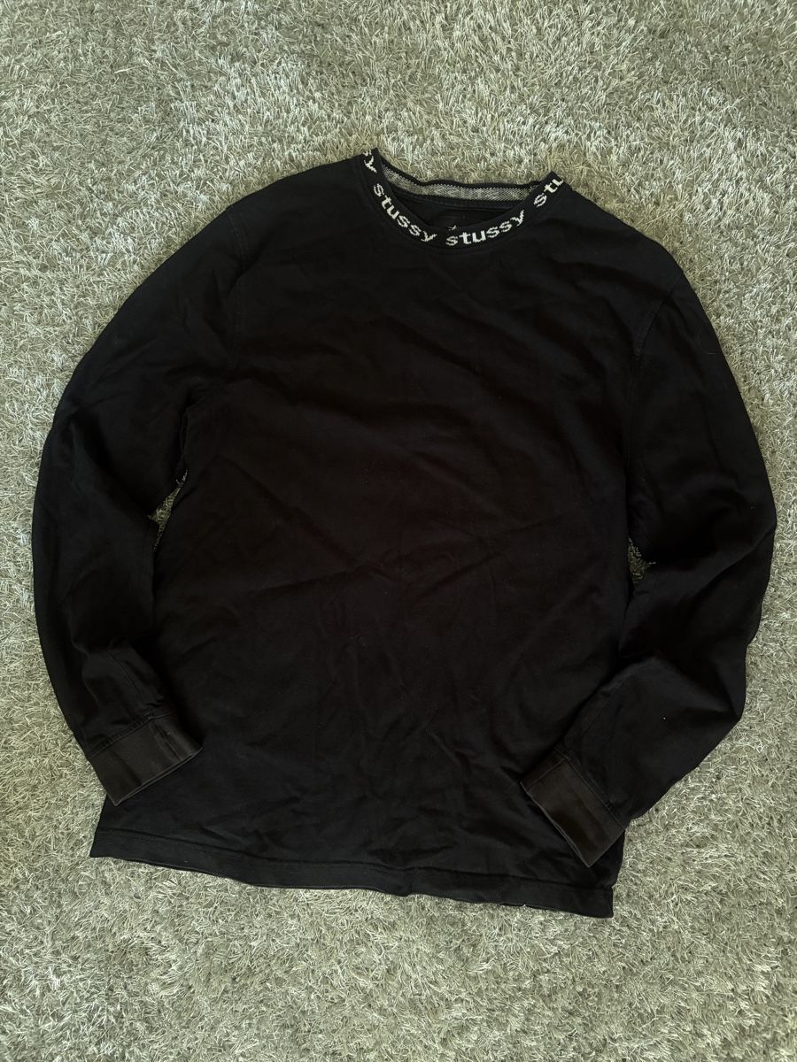Stüssy Maglioni & Felpe: Stüssy Black Long Sleeve Top – Usato da Brislach venduto da edu_t6pq