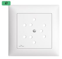 Feller Frontset EDIZIOdue weiss 88×88mm 3×T12 geschaltet