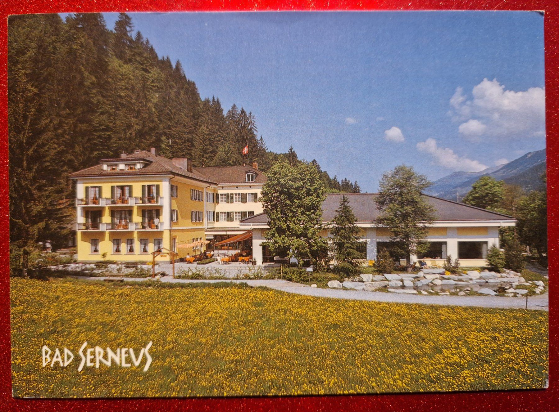 Cartoline postali: Bad Klosters-Serneus, Schwefel Heilbad 2002 – Usato da Melchnau venduto da Fishel
