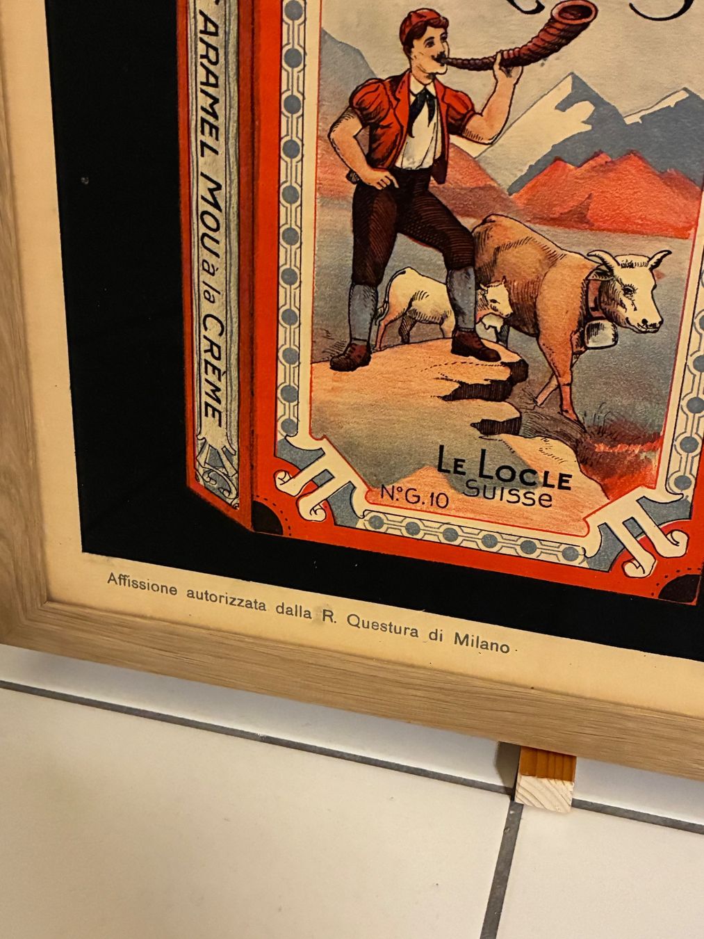 Grafiken & Lithographien: Chocolat Klaus Originalplakat 1929 mit Rahmen – Gebraucht aus Lyss von Marylinn58 2