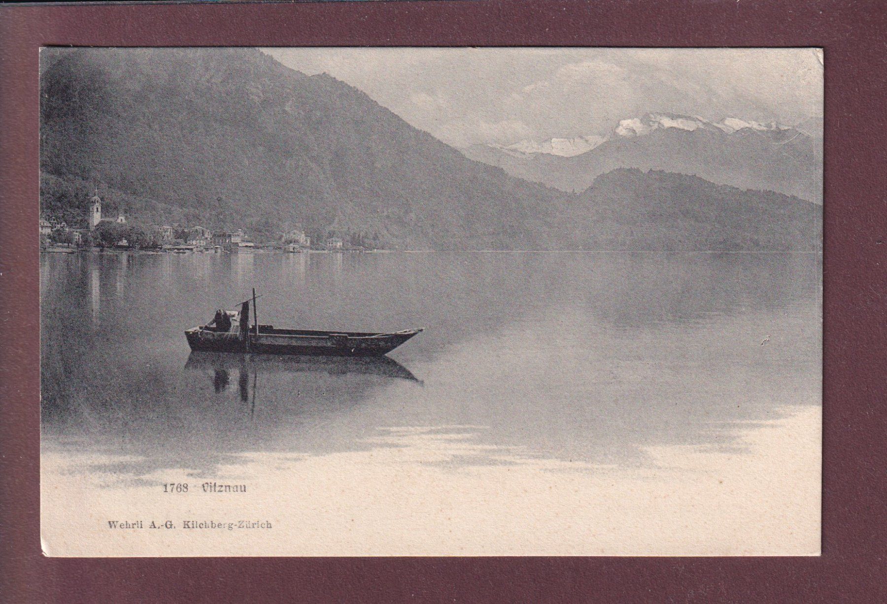 Cartes postales: VITZNAU - Boot – D'occasion à Pully par nicecards