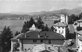 Lugano TI Panorama sul lago dal quartiere Castagnola