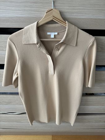 Cos knitted polo xs