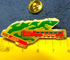 BAHN SCHWEIZ PIN RhB SSG GLASIERT