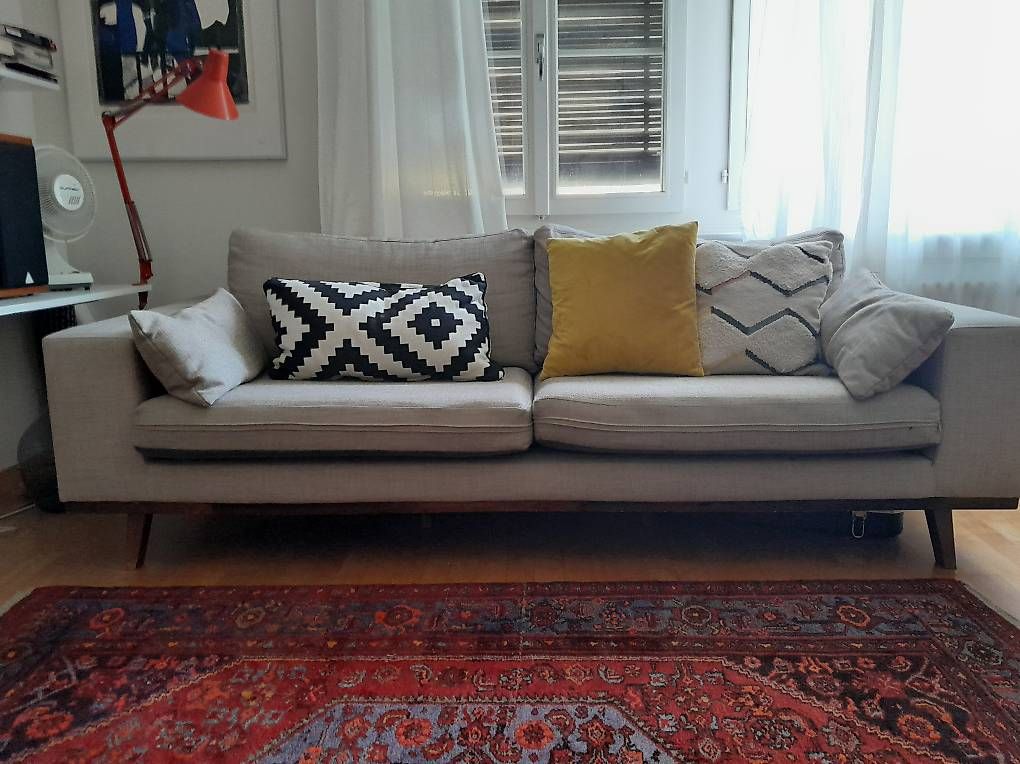 Micasa Sofas: 3er Sofa beige – D'occasion à Zürich par bigna.t