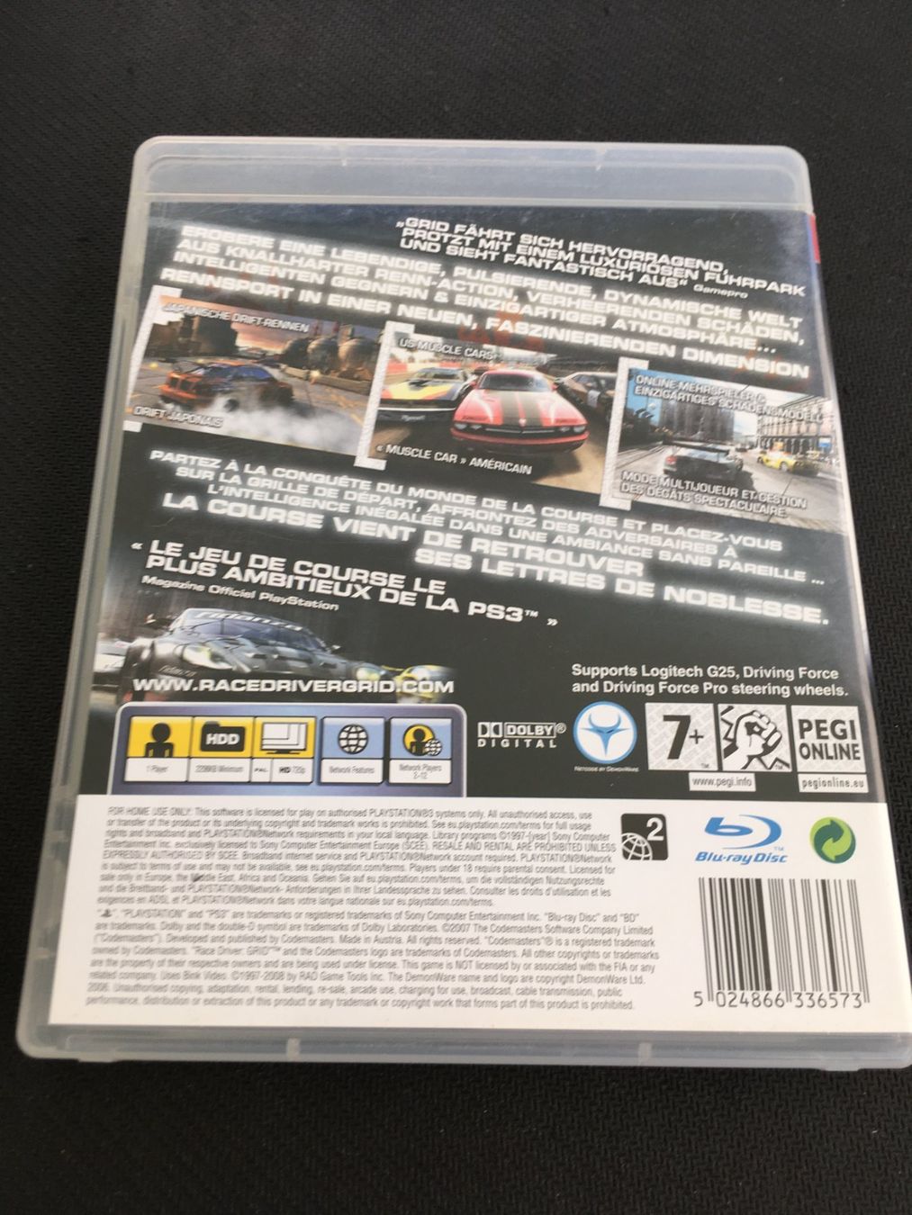 Sony Jeux: Racedriver Grid - Playstation 3 / PS3 – D'occasion à St.Gallen par Punktchen01 1