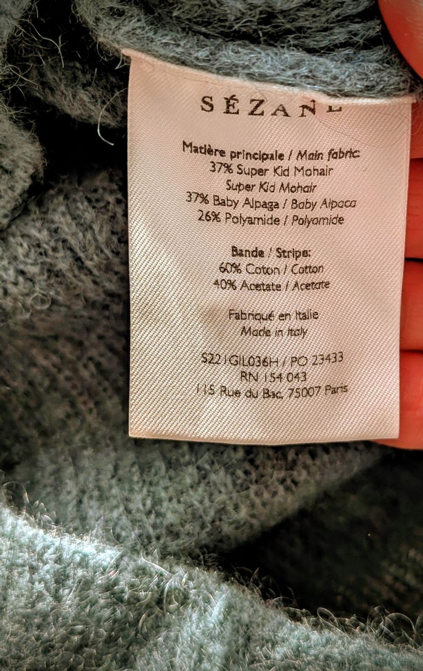Sezane Top: Gaspar Cardigan Sézane taille 38 – Nuovo (secondo la descrizione) da Bulle venduto da myerly 3