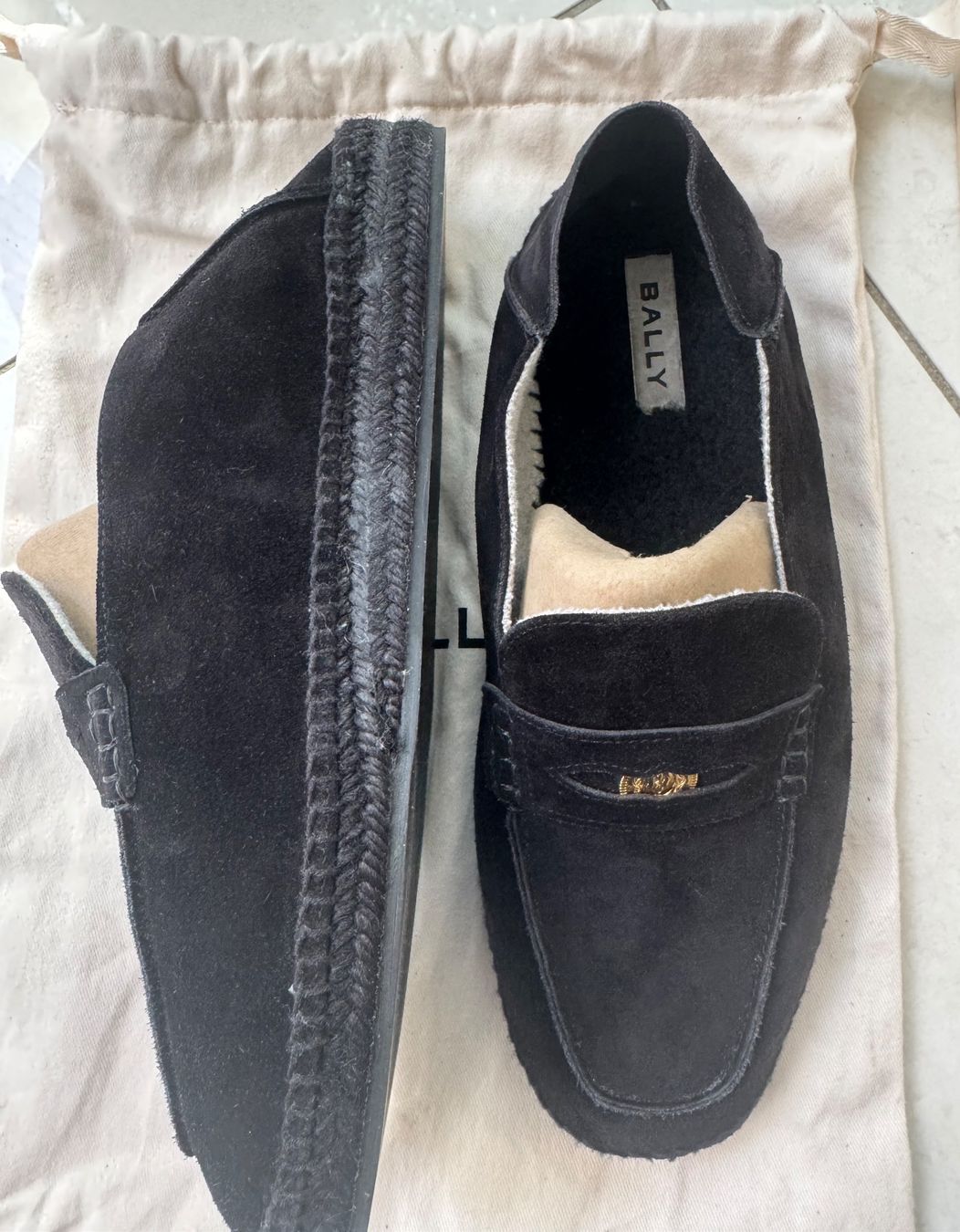 Bally Scarpe da uomo: Bally Espadrillle mit Lammfell Gr 42 – Nuovo e nell'imballaggio originale da Montagnola venduto da Vol24 2