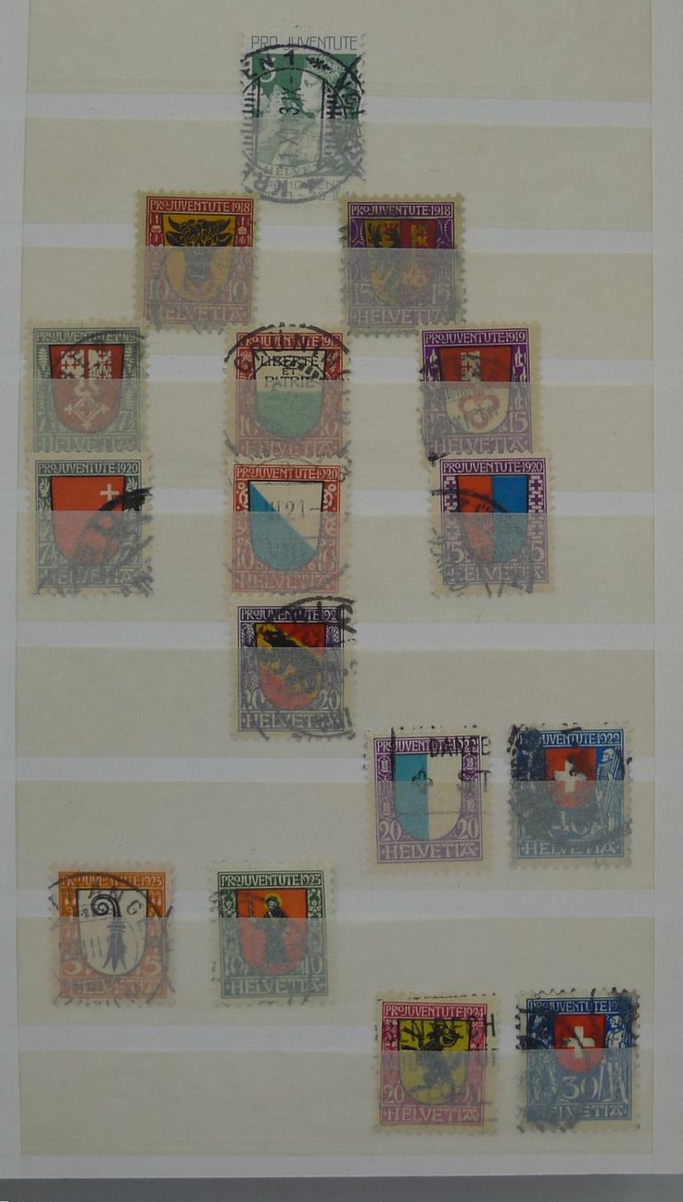 Alle Briefmarken: 1882-2007, Sammlernachlass in 6 Alben ab Stehende. FUNDGRUBE – Gebraucht aus Sursee von Luzernerraute 6